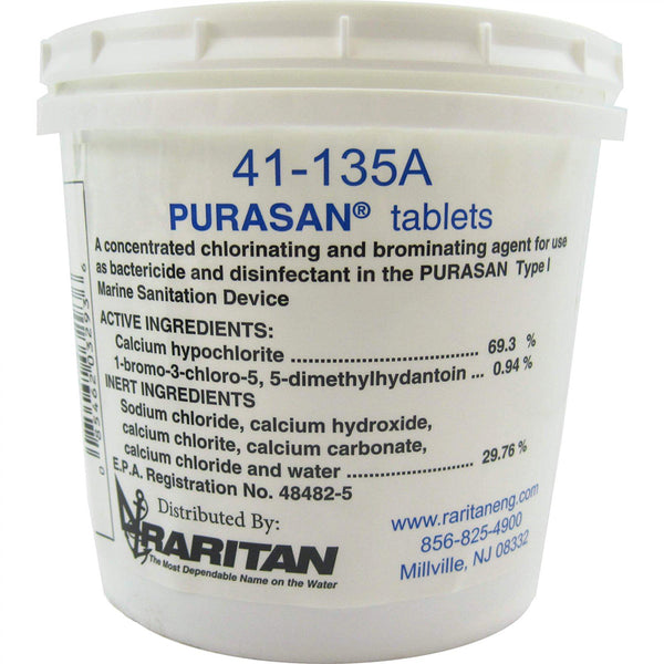 Raritan PURASAN EX Refill Tablets *1 Tub of 6 Tablets [41-135A] - Image 1