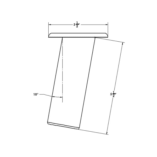 TACO Flush Mount Rod Holder 10 - Deluxe Anodized Finish [F31-0702BXY] - Image 3