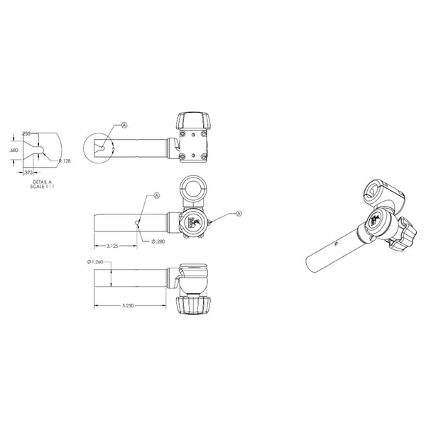 TACO ShadeFin Adjustable Clamp-On Pipe Mount [T10-3000-7] - Image 2