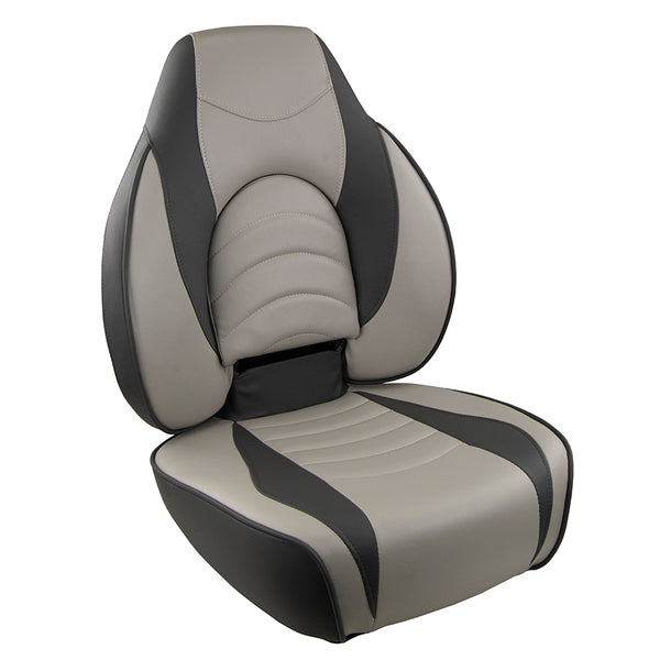 Springfield Fish Pro High Back Folding Seat - Charcoal/Grey [1041634-1] - Image 1