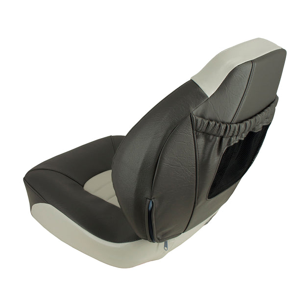 Springfield Fish Pro Mid Back Folding Seat - Charcoal/Grey [1041733] - Image 2