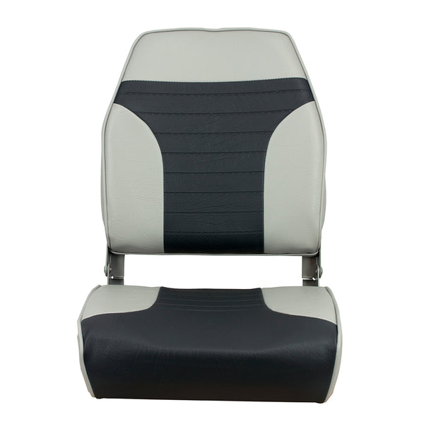 Springfield High Back Multi-Color Folding Seat - Grey/Charcoal [1040663] - Image 4