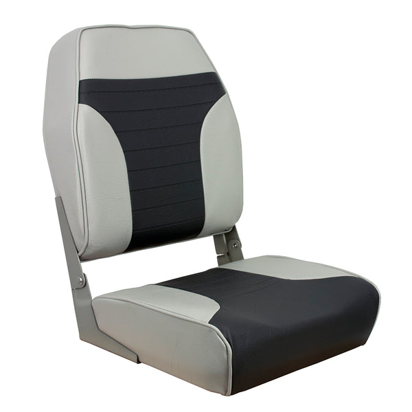 Springfield High Back Multi-Color Folding Seat - Grey/Charcoal [1040663] - Image 1