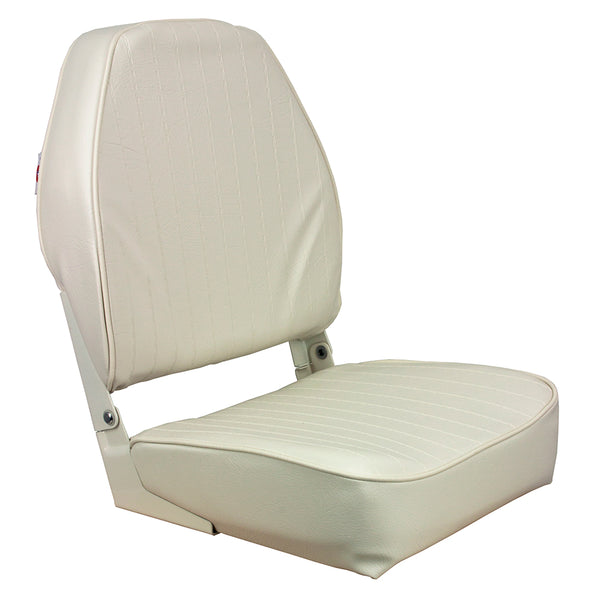 Springfield High Back Folding Seat - White [1040649] - Image 1