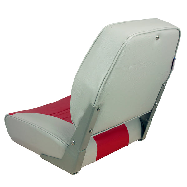 Springfield Economy Multi-Color Folding Seat - Grey/Red [1040655] - Image 2
