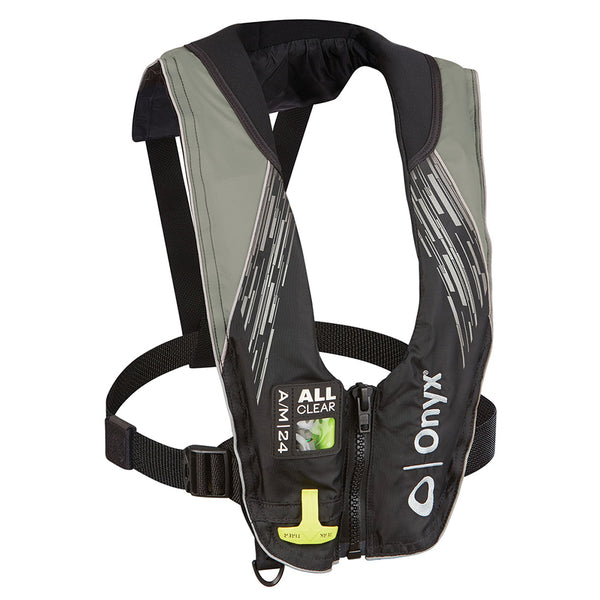 Onyx A/M-24 Series All Clear Automatic/Manual Inflatable Life Jacket - Grey - Adult [132200-701-004-21] - Image 1