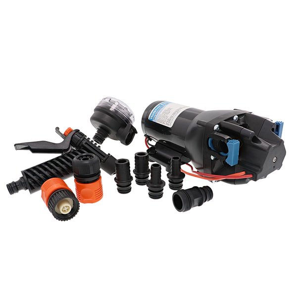 Jabsco HotShot HD4 Heavy Duty Washdown Pump - 24V - 4 GPM - 60 PSI [Q402J-118N-3A] - Image 1
