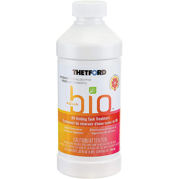 Thetford AquaBio RV Holding Tank Treatment - Citrus Twist Scent - Formaldehyde Free - 32oz [96607] - Image 1