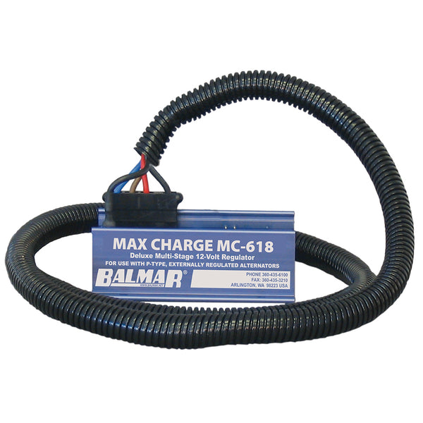 Balmar Max Charge MC-618 Regulator 12V w/Harness Multi-Stage [MC-618-H] - Image 1
