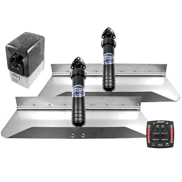Bennett Marine 24x9 Hydraulic Trim Tab System w/One Box Indication [249OBI] - Image 1