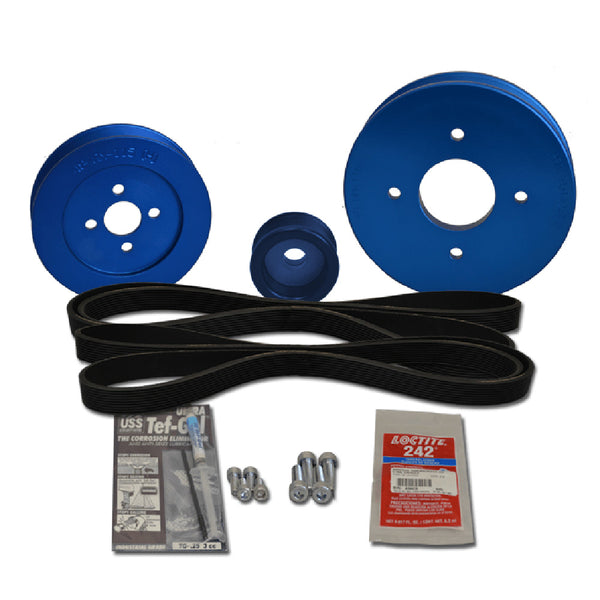 Balmar Pulley Kit f/Yanmar 2GM20-F, 3GM30-F, 3GM-F [48-YSP-3GM-B] - Image 1