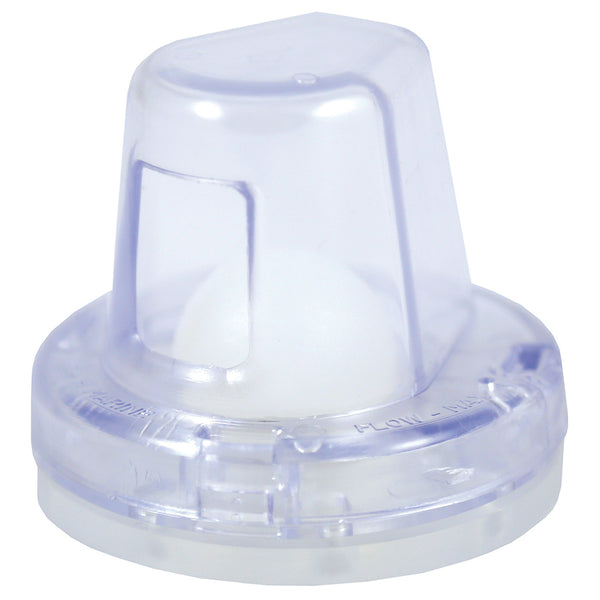 T-H Marine Flow-Max Ball Scupper - Clear [FMS-1-0-DP] - Image 1