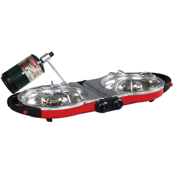 ColemanPerfectFlow InstaStart Fold N Go Stove - 2-Burner [2000038018] - Image 1