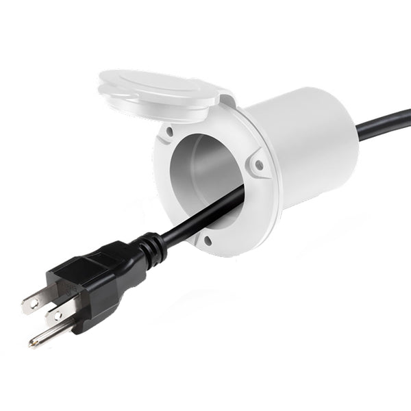 Guest AC Universal Plug Holder - White [150PHW] - Image 1