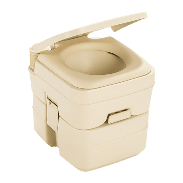 Dometic 966 Portable Toilet - 5 Gallon - Parchment [301096602] - Image 1