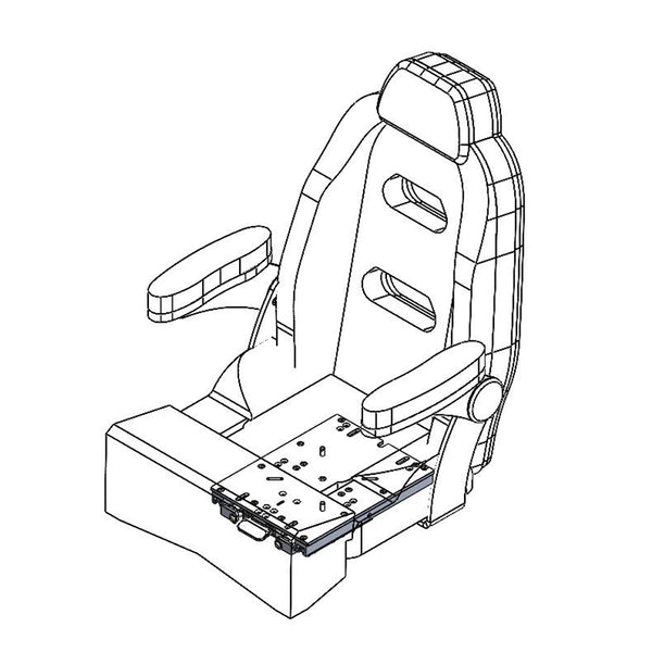 TACO Low Profile Adjustable Seat Slide [M20-1013A] - Image 3