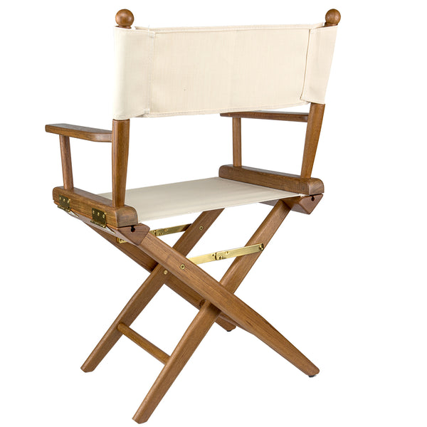 Whitecap Directors Chair w/Natural Seat Covers - Teak [60044] - Image 3