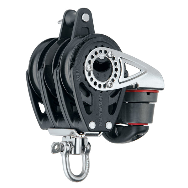 Harken 57mm Triple Carbo Block - Swivel, Becket, Cam Cleat [2141] - Image 1