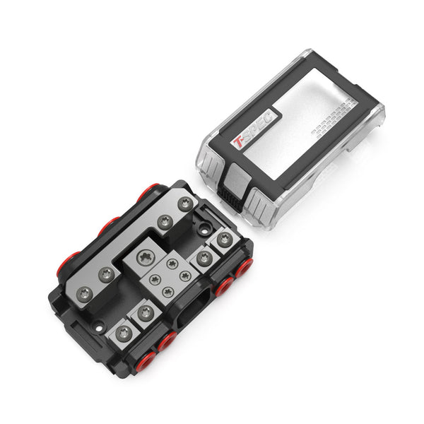 T-Spec VPNB4 MANL 4 Position All-In-One Distribution Block w/Cover [VPNB4] - Image 1