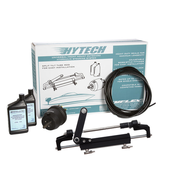 Uflex HYTECH 1.1 Front Mount OB System up to 175HP - Includes UP20 FM Helm, 2qts of Oil, UC95-OBF Cylinder  40 Tubing [HYTECH 1.1] - Image 1