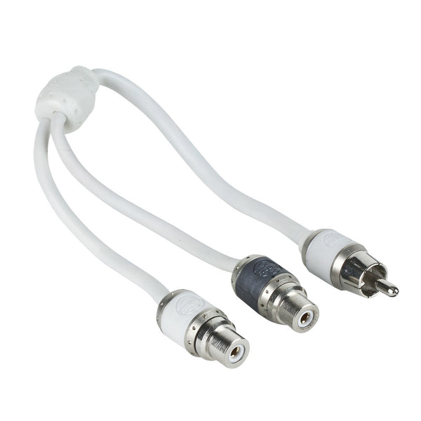 T-Spec V10 Series RCA Audio Y Cable - 2 Channel - 1 Male to 2 Females [V10RY2] - Image 1
