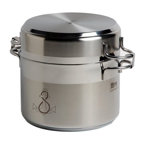 Marine Business Kitchen Cookware Pan Set Self-Containing - Stainless Steel - Set of 8 [20001] - Image 2