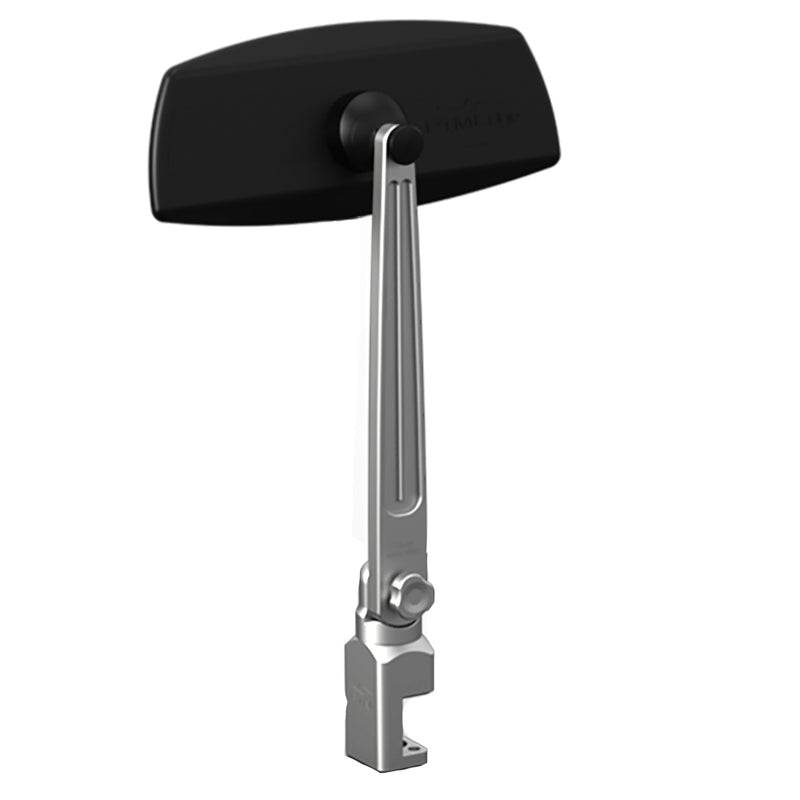 PTM Watersports Pontoon Mirror/Bracket Kit w/VR-100 Pro  PCX-200 (Silver) [P13157-200TEBCL]