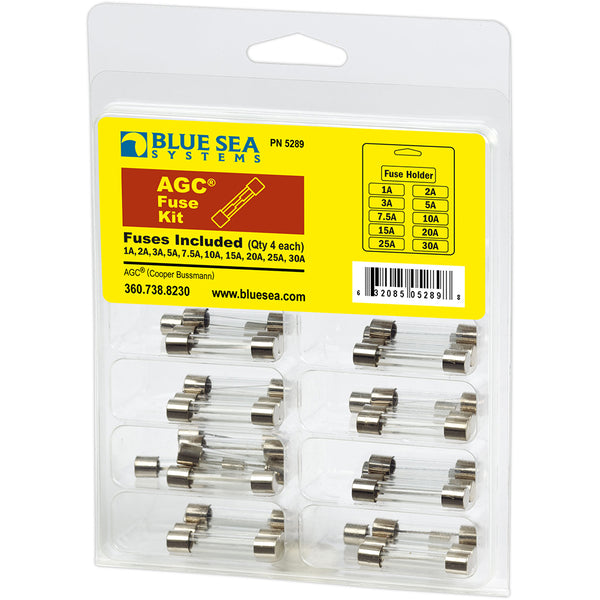 Blue Sea 5289 AGC Fuse Kit - 41-Piece [5289] - Image 1