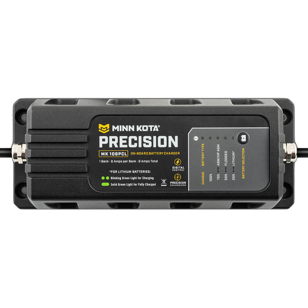 Minn Kota On-Board Precision Charger MK-106 PCL 1 Bank x 6 AMP LI Optimized Charger [1831061] - Image 3