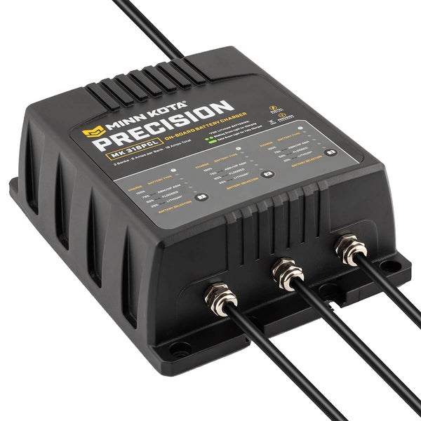 Minn Kota On-Board Precision Charger MK-318 PCL 3 Bank x 6 AMP LI Optimized Charger [1833181] - Image 1