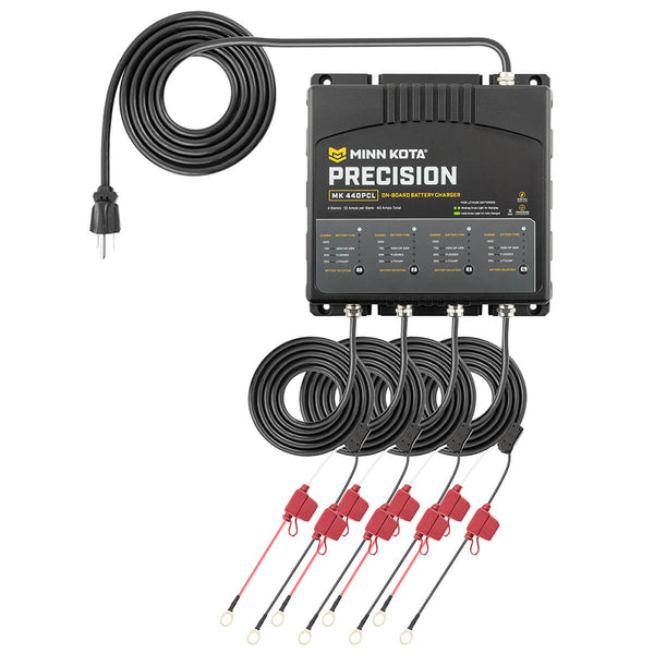 Minn Kota On-Board Precision Charger MK-440 PCL 4 Bank x 10 AMP LI Optimized Charger [1834401] - Image 4