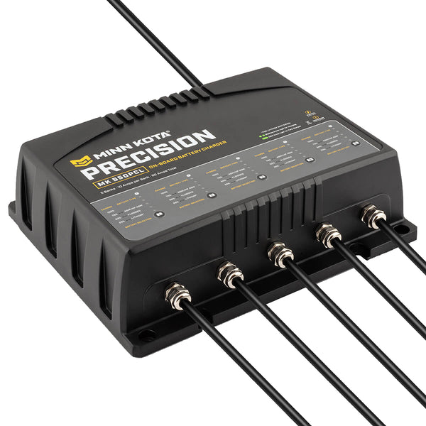 Minn Kota On-Board Precision Charger MK-550 PCL 5 Bank x 10 AMP LI Optimized Charger [1835500] - Image 1
