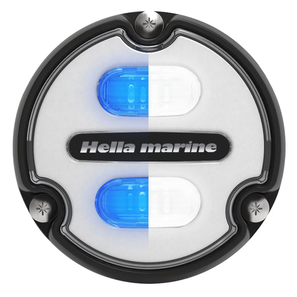 Hella Marine Apelo A1 Blue White Underwater Light - 1800 Lumens - Black Housing - White Lens [016145-011] - Image 1