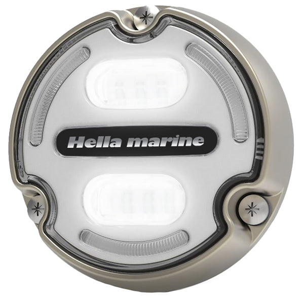 Hella Marine Apelo A2 Blue White Underwater Light - 3000 Lumens - Bronze Housing - White Lens w/Edge Light [016147-101] - Image 4