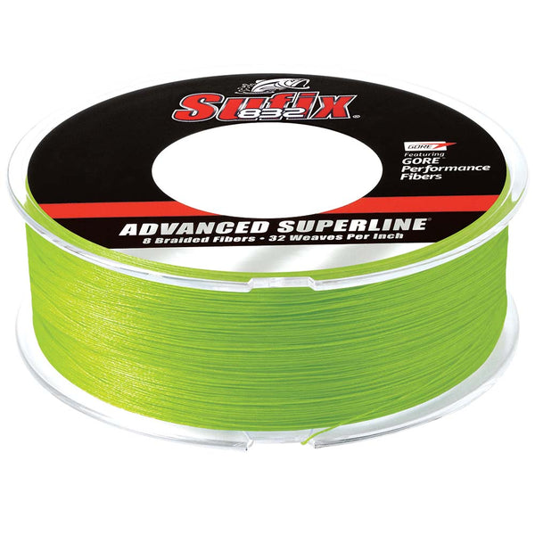 Sufix 832 Advanced Superline Braid - 15lb - Neon Lime - 600 yds [660-215L] - Image 1