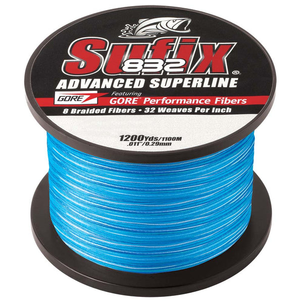 Sufix 832 Advanced Superline Braid - 15lb - Coastal Camo - 1200 yds [660-315CC] - Image 1
