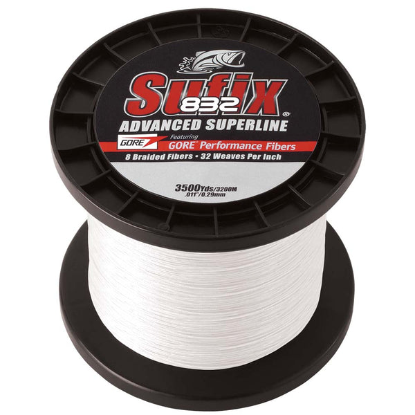 Sufix 832 Advanced Superline Braid - 30lb - Ghost - 3500 yds [660-430GH] - Image 1