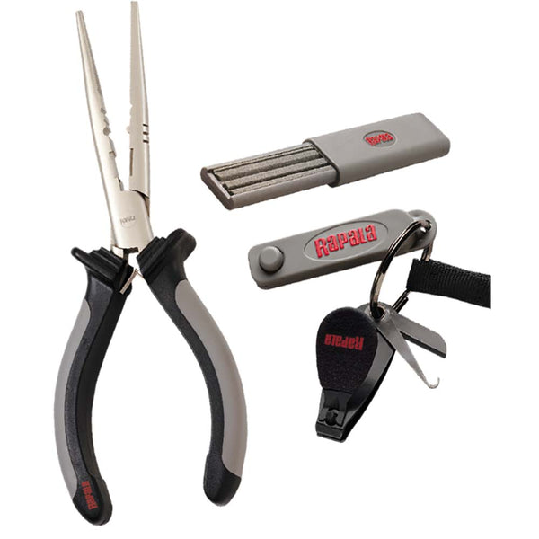 Rapala Combo Pack - Pliers, Clipper, Punch  Sharpener [RTC-6PCHS] - Image 1