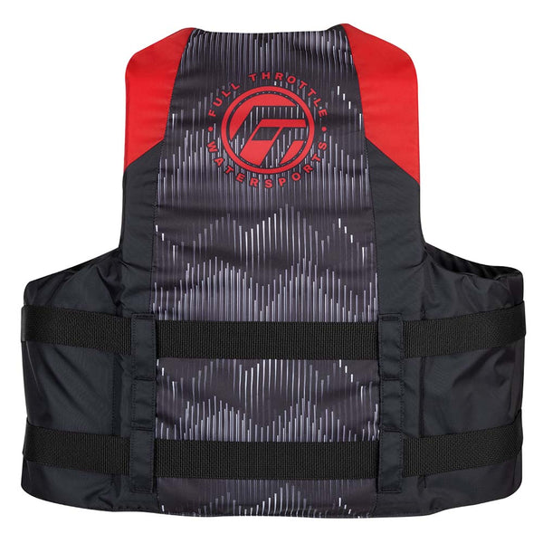 Full Throttle Adult Nylon Life Jacket - L/XL - Red/Black [112200-100-050-22] - Image 2