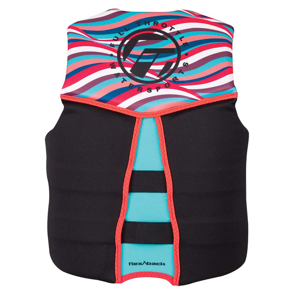 Full Throttle Womens Rapid-Dry Flex-Back Life Jacket - Womens XS - Pink/Black [142500-105-810-22] - Image 2