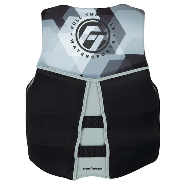 Full Throttle Mens Rapid-Dry Flex-Back Life Jacket - XL - Black/Grey [142500-701-050-22] - Image 2