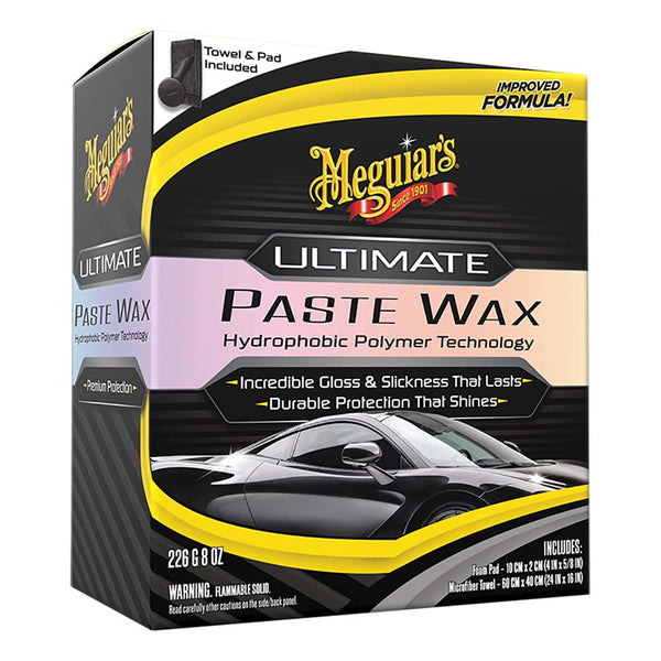 Meguiars Ultimate Paste Wax - Long-Lasting, Easy to Use Synthetic Wax - 8oz [G210608] - Image 1