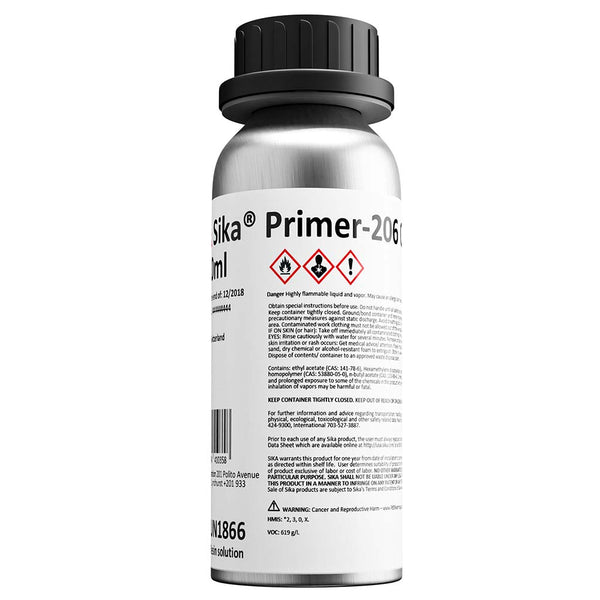 Sika Primer-206 G+P Black 250ml Bottle [91572] - Image 1
