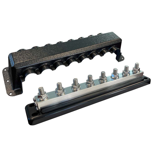 Victron Busbar 600A 8P  Cover 8X 38 Plus 8X M8 Terminals VBB160080010