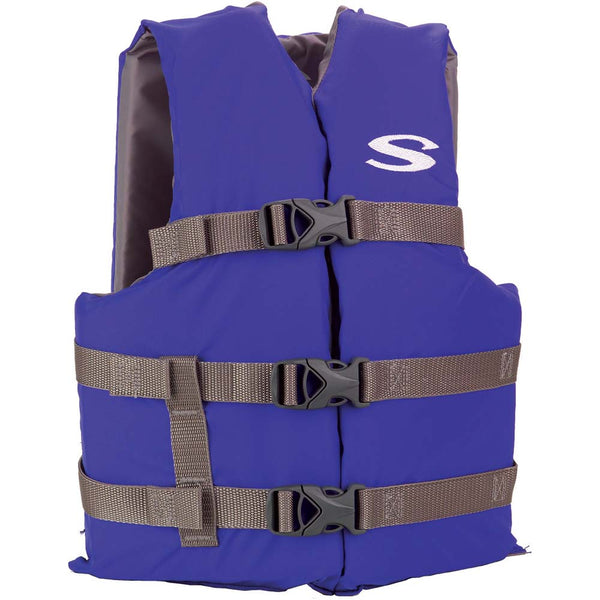 Stearns Youth Classic Vest Life Jacket - 50-90lbs - Blue/Grey [2159360] - Image 1