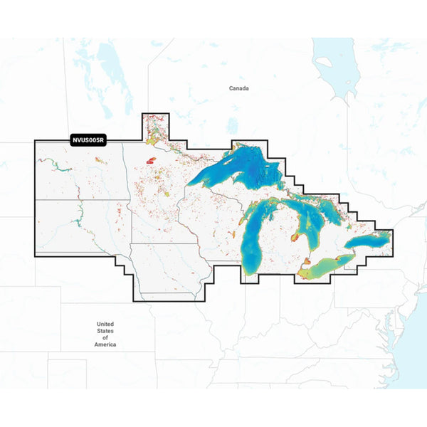Garmin Navionics Vision+ NVUS005R U.S. North [010-C1289-00] - Image 1
