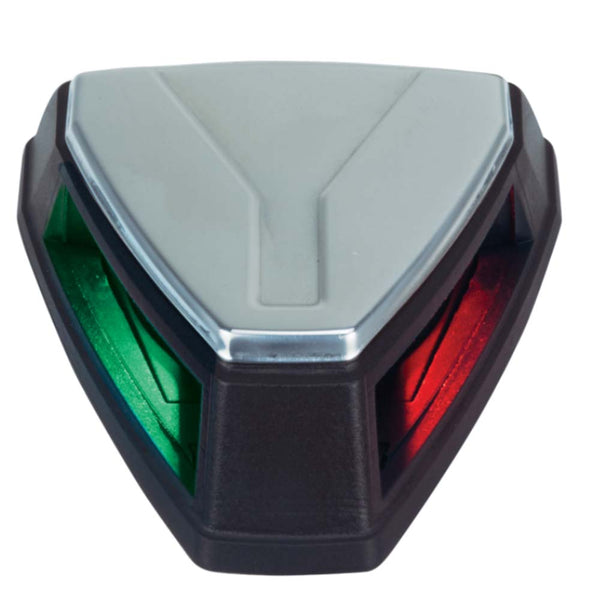 Perko 12V LED Bi-Color Navigation Light - Black/Stainless Steel [0655001BLS] - Image 1