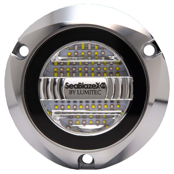 Lumitec SeablazeX2 Underwater Light Dual Color White Blue Polished Housing [101592] - Image 1