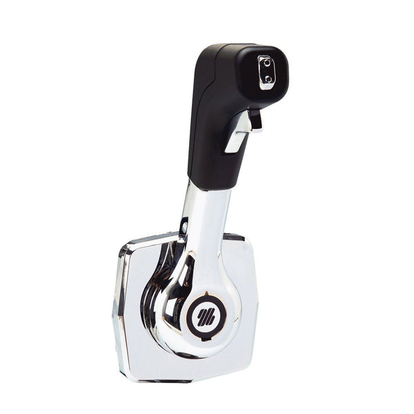 Uflex Single Lever Side Mount Control - Black/Chrome [B310B] - Image 1