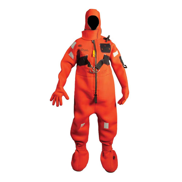 Mustang Neoprene Cold Water Immersion Suit w/Harness - Red - Adult Oversized [MIS240HR-4-0-209] - Image 1